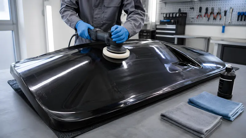 Die ganze Form regelmäßig reinigen und mit der Poliermaschine pflegen, um die Standzeit zu verlängern